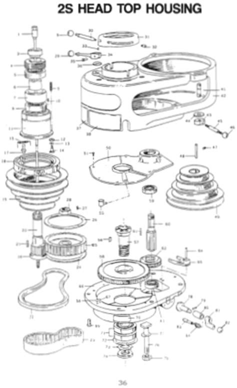 Acer milling machine replacement parts